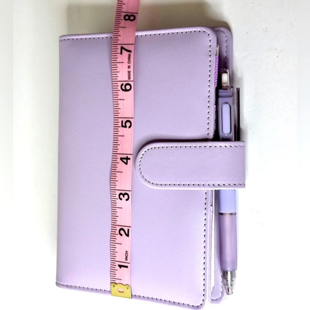 Hand Crafted Journal/ Planner/ Junk Journal - Handmade, Lavender Floral - Picture 6 of 8